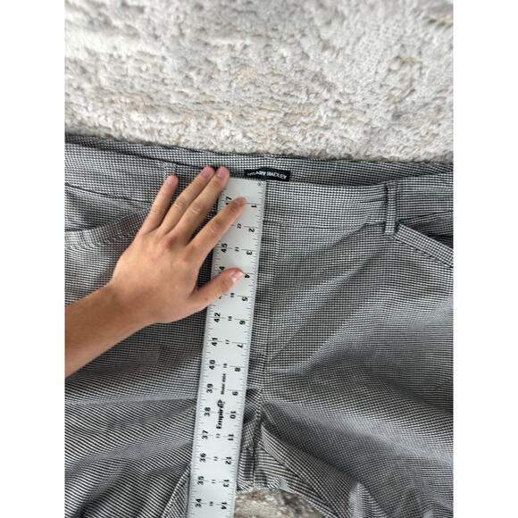 Hilary Radley Size XXL Houndstooth Flat Front Straight Leg Stretch Pants - Picture 4 of 9